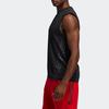 Adidas Solid Training Sports Tank Top Men Tops Black FL4317