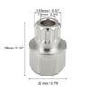 30/13PT 37/21PT Hollow Car Anti Theft Wheel Lock Lug Nut Screw Removal Key For BMW Wheel Lock Lug Nut Is Used To Remove Or Insta