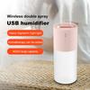 Ultrasonic Double Humidifier Aroma Spray Nozzles Air Essential Oil Diffuser