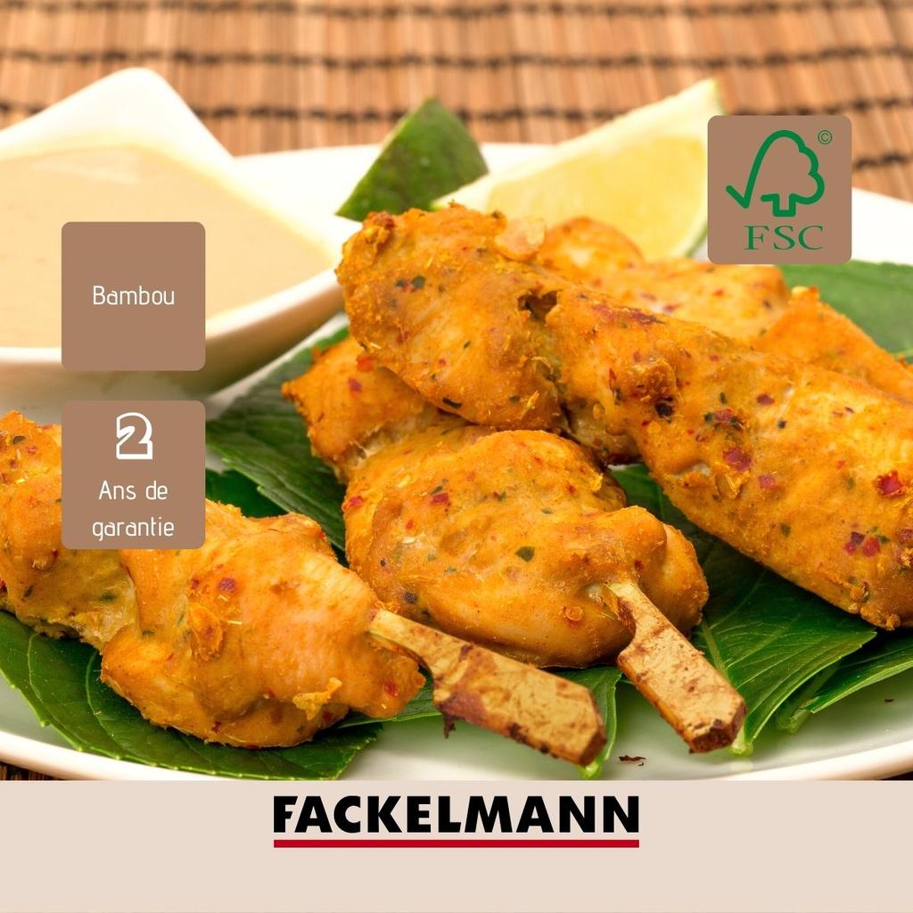 Sada 100 dřevěných trsátek 9 cm Fackelmann Basic ref. 50860