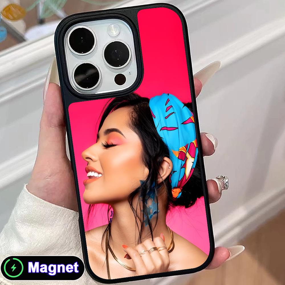 Fashion Becky G Matte Surface Magsafe Mobile Phone Case for iPhone 17 16 15 14 13 12 11 Air Pro Max Plus Colorful Cover