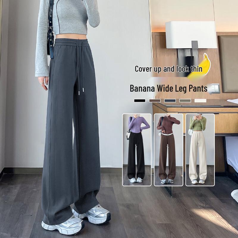 

Женские драпированные широкие брюки-бананы L