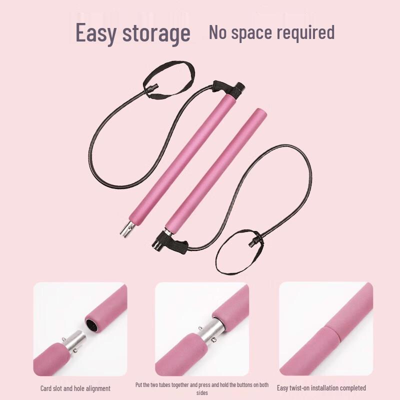 WEZHO Multifunctional Pilates & Yoga Resistance Bar Set