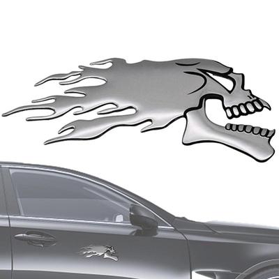 Nálepka na auto lebka 3D Nálepky ve tvaru lebky na karoserii auta 2 ks Kreativní nálepka na auto Nálepky na nárazník Nálepka na bok auta Dekorativní nálepky na auto
