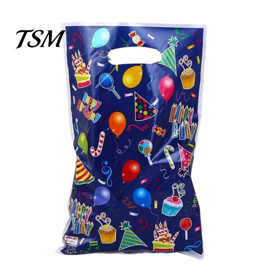 Sacchetti da Festa Senza BPA 50 Pezzi Caramelle Dolcetti con Manico Grande Capacità Colori Vivaci Disegni Cartoni Animati Regalo di Compleanno Giocattoli Gadget