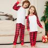 Christmas Parent Child Family Set Home Furnishings Christmas Pajamas Two Piece Set