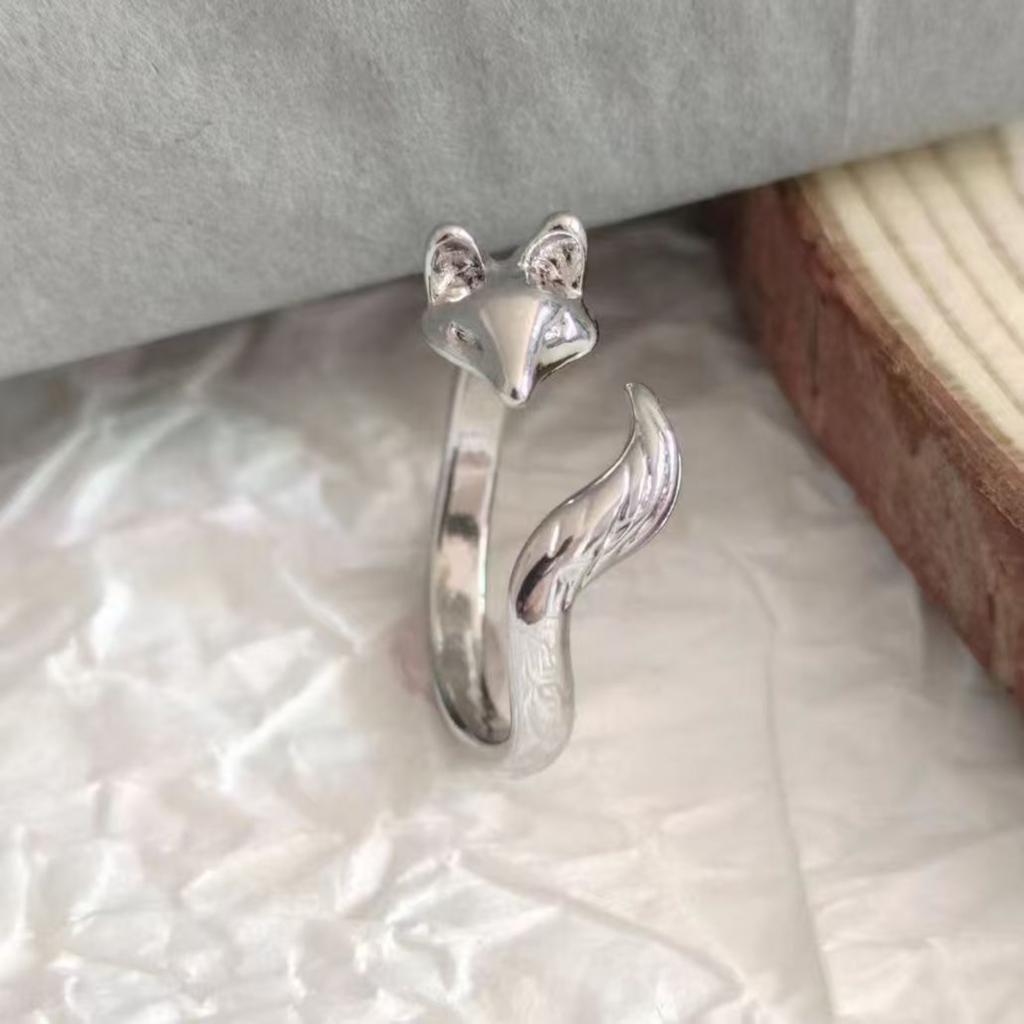 Offener Ring Licht Luxuriös Vielseitig Thailändischer Ring Damen Neuer Zeigefingerring Persönlichkeit