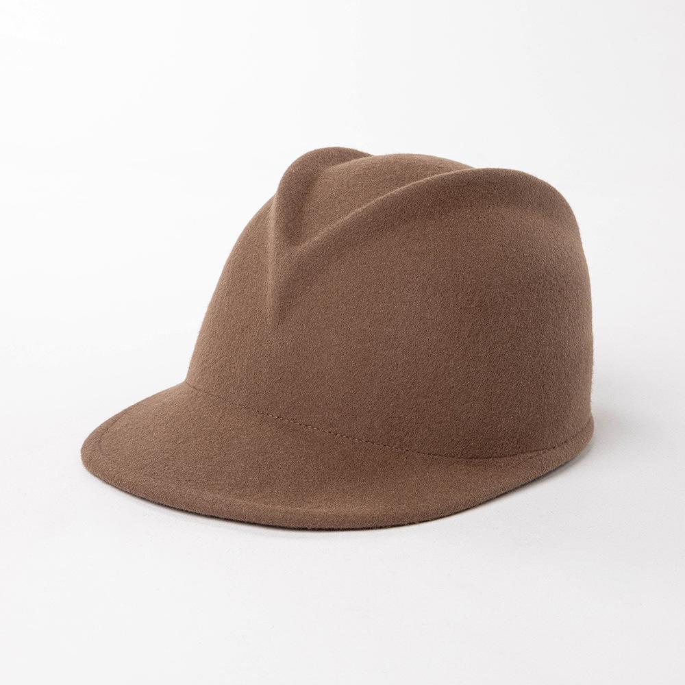 100% Wool Autumn Winter New Fashion Casual Equestrian Hats Ladies Outdoor Shopping Thermal Caps Unisex Women Party Fedora Hats