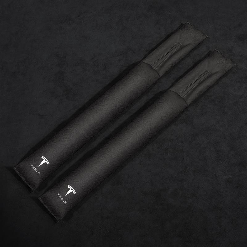 1/2Pc Car Seat Gap Filler Side Seam Plug Strip Leak-proof Filling Strip For Tesla Model 3 Model X S 2016-2020 Decals TM3 TMX TMS Decal