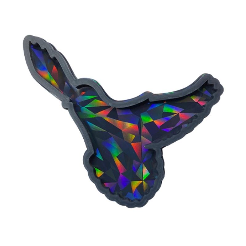 Shiny Glossy Silicone Eagle Holographic Molds Light Shadow Pendant Mold DIY Ornaments Jewelry Epoxy Crafting Mold