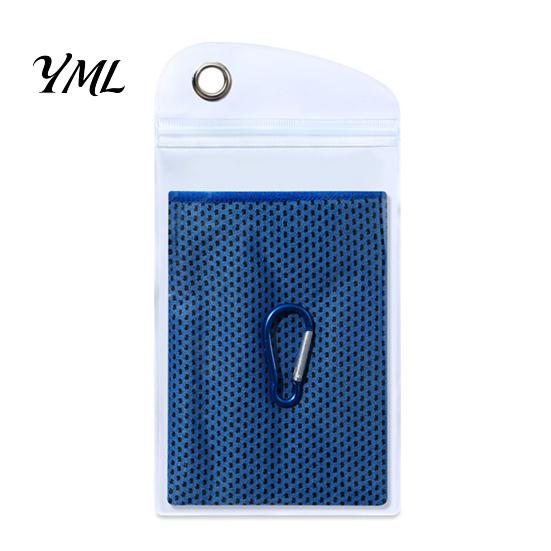 Beach Cooling Accessory 90x30cm Towel for Face, Chilly Sports with Storage Bag Hot Weather Relief And Carabiner, Portable Cold Neck Wrap Workout