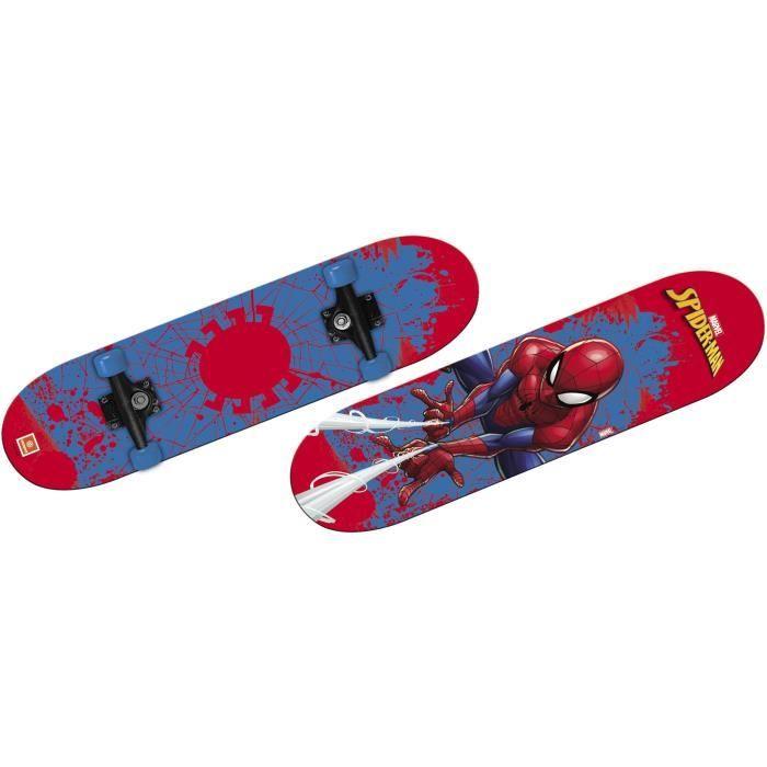 Skateboard - MONDO - Spider-Man - 80 X 20 Cm - Rouge / Bleu