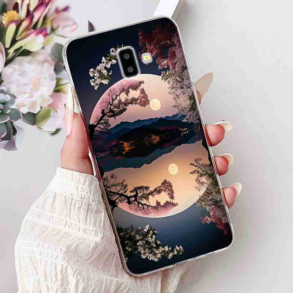 For Samsung Galaxy J6 Plus Case J610F J610G Popular Painted Phone Cover Soft Silicone Cases For Samsung J6 Plus GalaxyJ6+ Coque