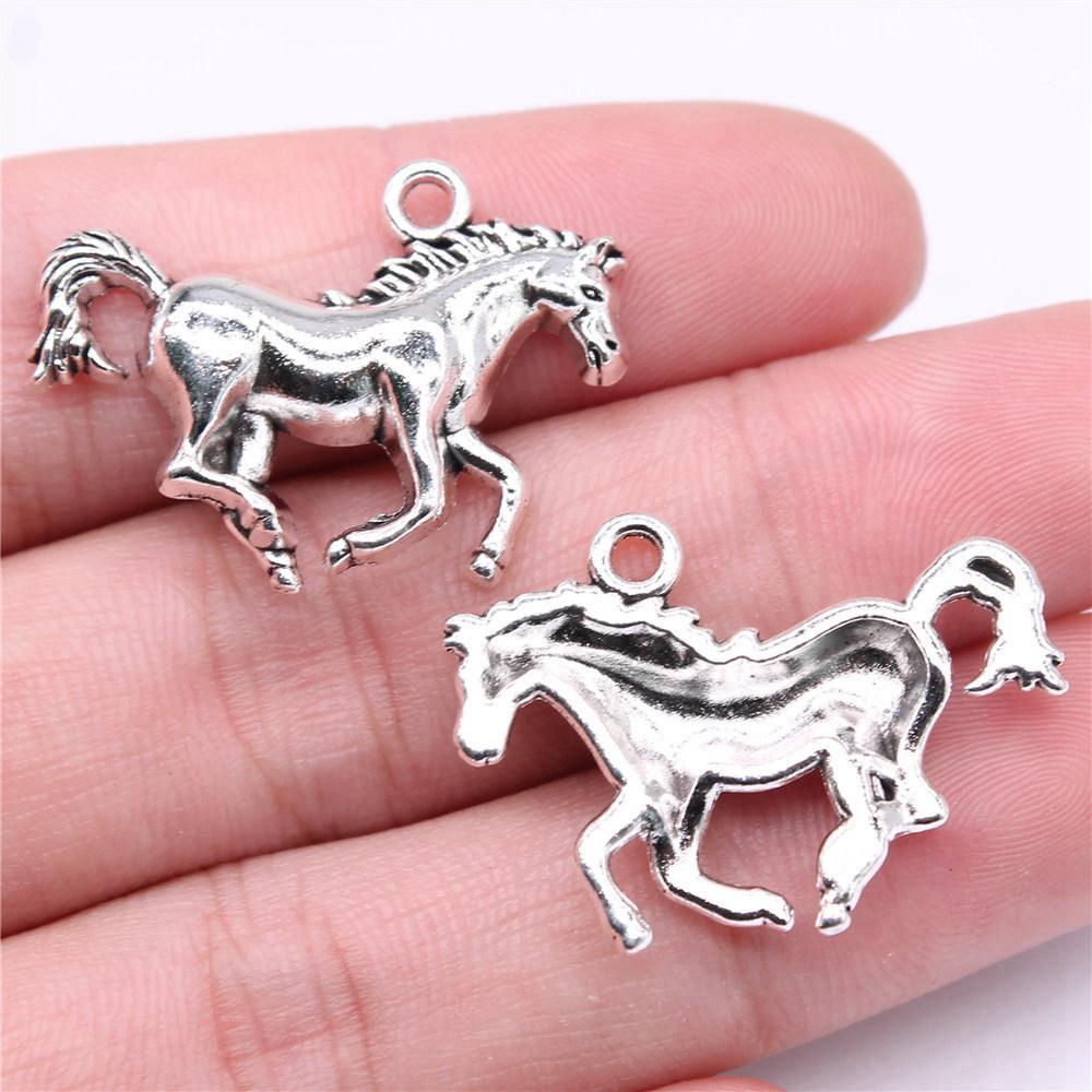 Charms Pegasus Horse Pendants Minimalist Jewelry Components QC095