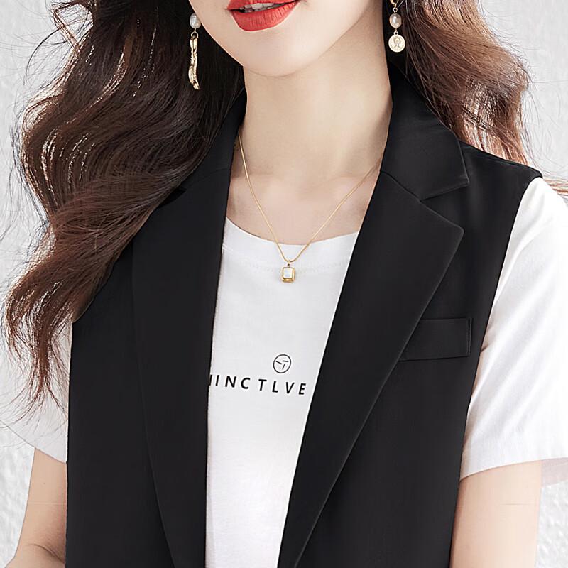 Sibaishe Women's Sleeveless Suit Vest