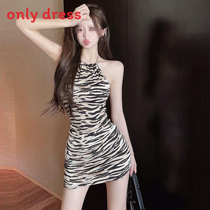Summer French Style Sleeveless Tighter Dress With Knitted Fabric For Women