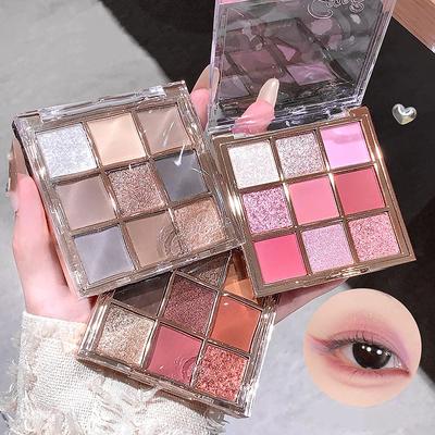 Luminous Phantom 9 - Color Eyeshadow Palette: Matte, Pearl & Glitter, Earth Tones – Top Choice for Students