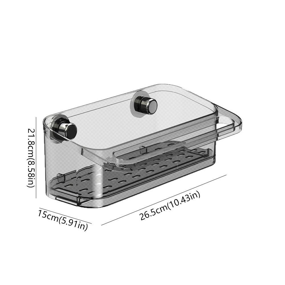 Punch Free Kitchen Sink Drain Rack Wall Mounted Kitchen Organization Kitchen