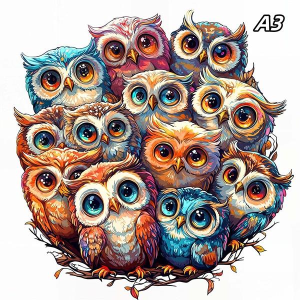 Jigsaw Puzzle Mysterious Animal Puzzles Dog Puzzles Present Designed for Adult Children Instructive Fabulous Present Interactive Games Wooden
