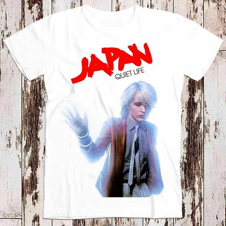 Japan Sylvian Quiet Life Synth Best Seller T Shirt Music Retro Top Tee Gift 8554 S