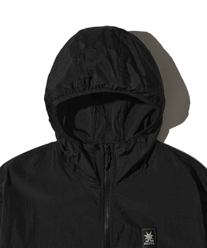 Physical Department Sunset Label Lightweight Windbreaker_Black