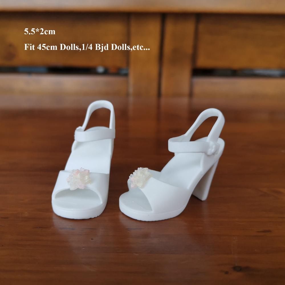Mini Elegant High Heels Cute Super Model Shoes New Casual Sandal for 1/4 1/6 BJD 30/45cm Dolls