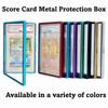 2-in-1 PSA/CGC Graded Card Protective Box Transparent UV Protection Metal Magnetic Case Durable with Stand Card Protective Case