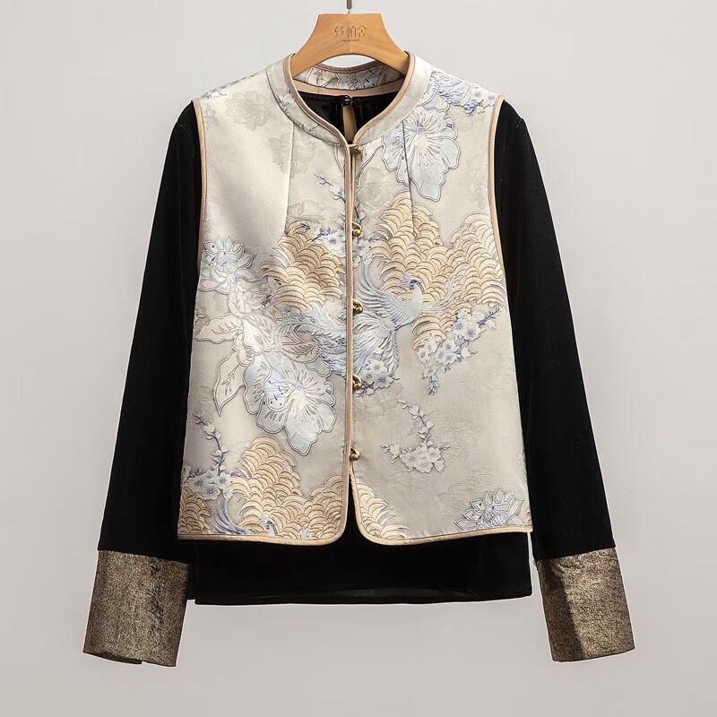 Cypress She Women's New Chinese Style Embroidered Loose Vest