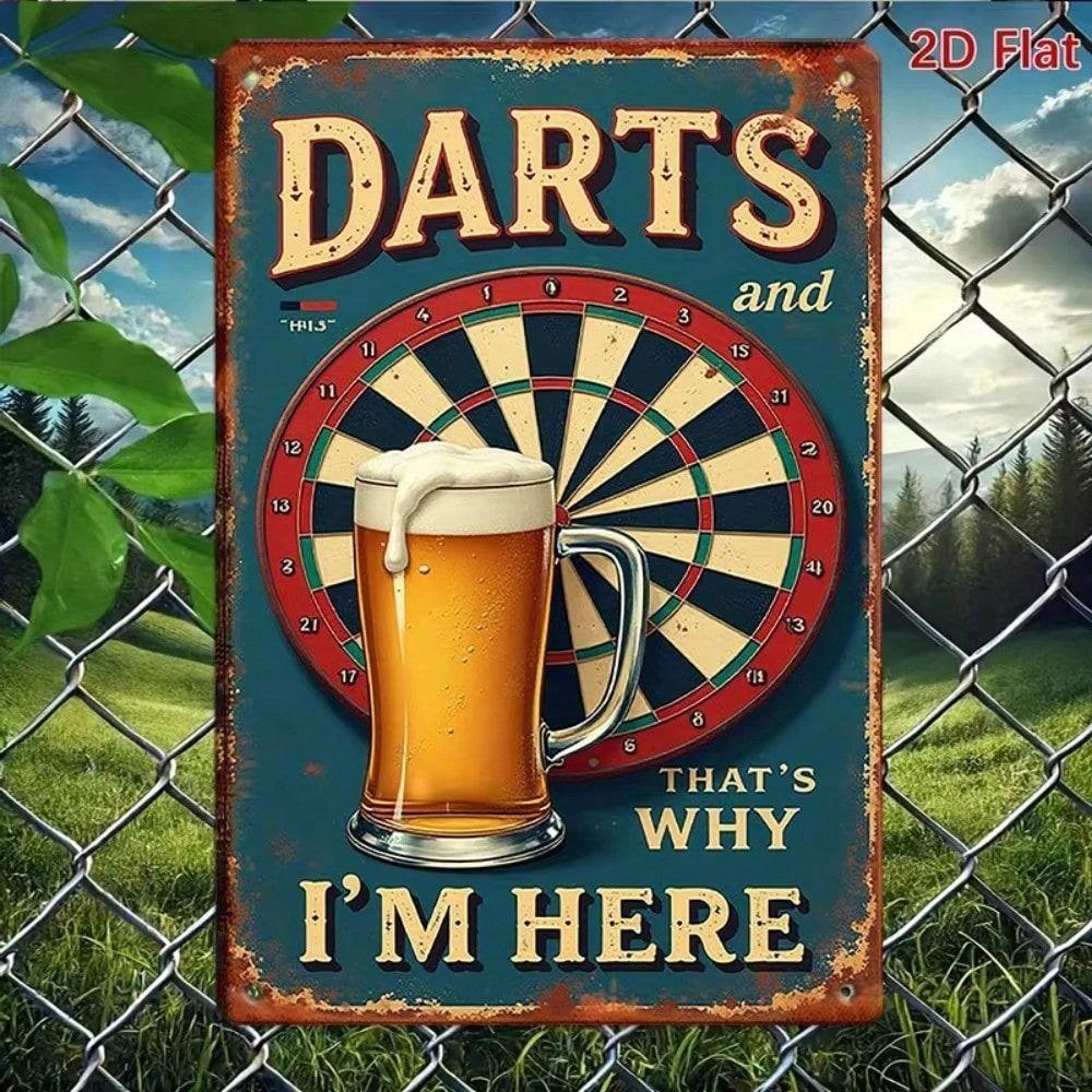 Vintage Metal Beer Poster Wall Art Garage Bar Decor 20x30cm