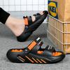 Herren Sportschuhe für Herren 2024 Sommer Herren Sandalen Lässige Sneaker Herren Sandalen Echtes Leder Flache Sandale Herren Hausschuhe Verkauf