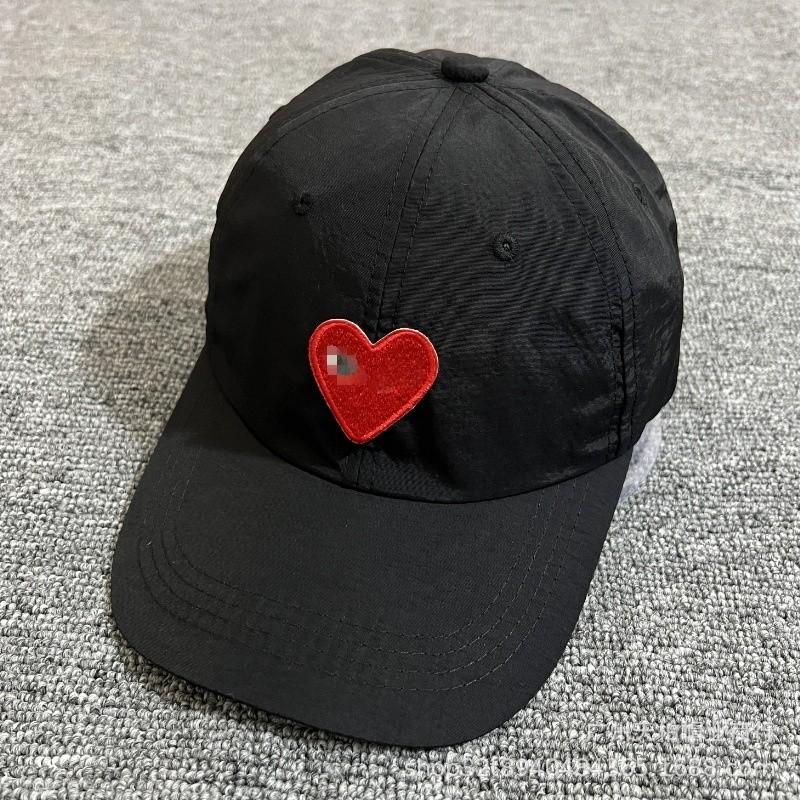 Summer Unisex Baseball Cap Heart Embroidered Outdoor Leisure Duckbill Cap