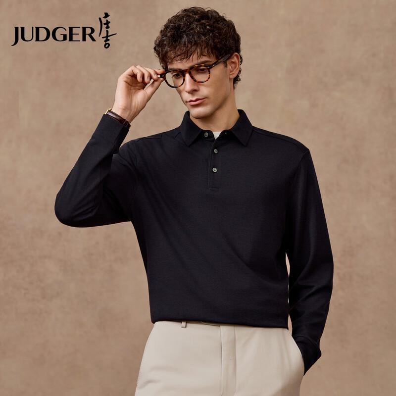 Judger Men s Silk Cashmere Blend Long Sleeve Polo Shirt XXXL