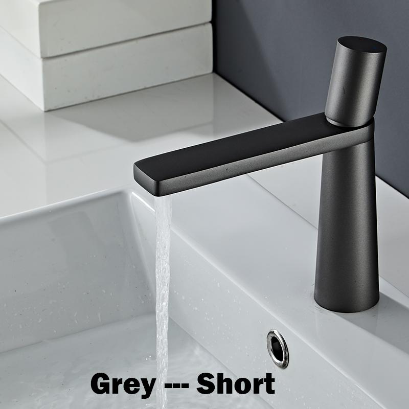 BAKALA Bathroom Faucet Brush gold Basin Faucet Mixer Hot &Cold Bathroom Basin Faucet Mixer Tap Hot and Cold Sink faucet