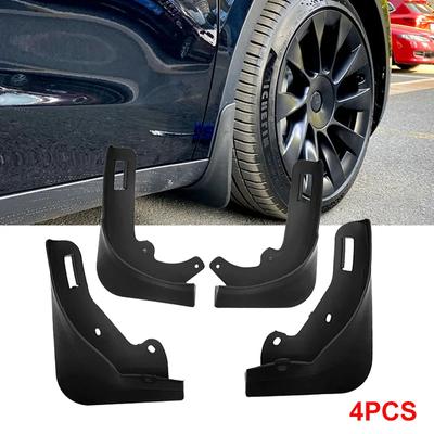 Mudflaps Mud Flaps Splash Guards Mudguards Front Rear Fender Protector for Tesla Model Y 2021 2022 Model 3 Model3 2016-2023