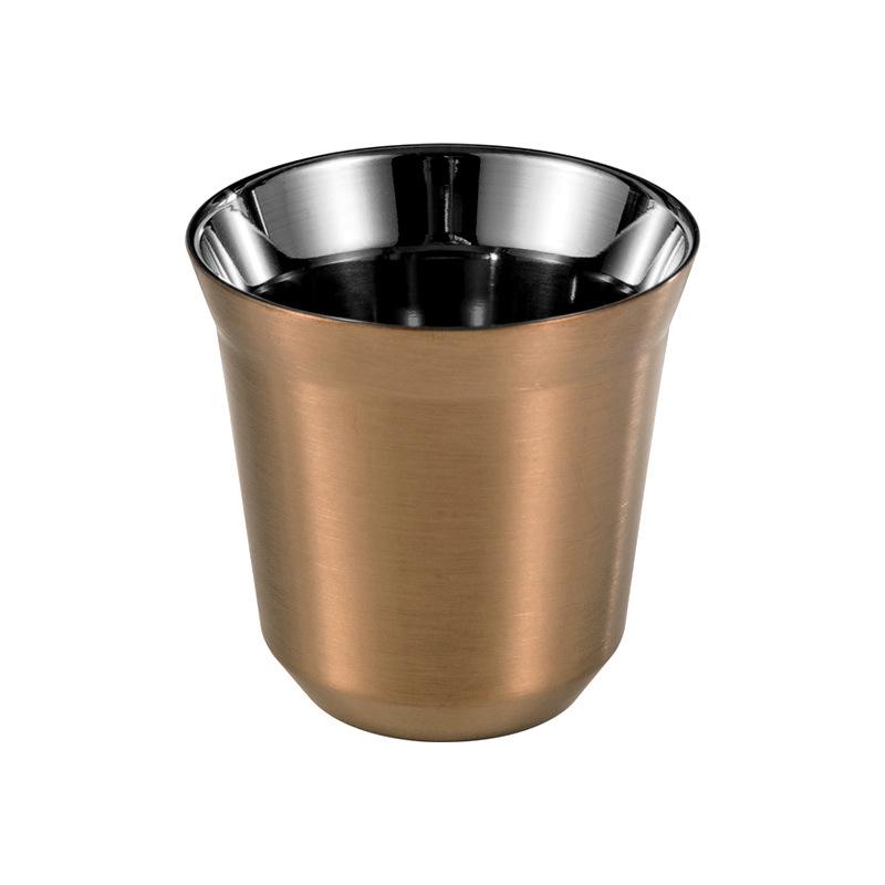 Italian 80ML Double-Wall Stainless Steel Children's Coffee Cup - Heat & Cold Insulated [New]