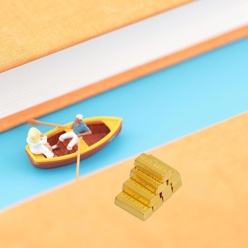 30 PCS Dollhouse Mini Mini Model Mini Fake Gold Brick Mini Gold Fake,