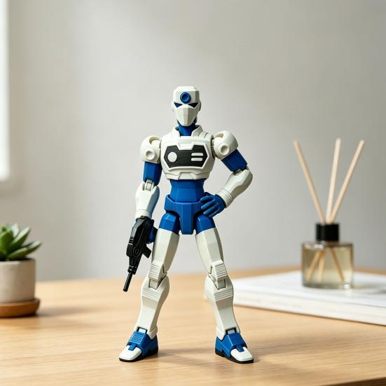 Cartoon Character Action Figure 3D Printed Posable Articulated Figure Model Collectible Figurine Fidget Toy Decoration Anime Fans Gifts
