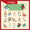 30pcs/lot Kawaii Scrapbook Stickers Christmas Series Diary Planner Decorative Craft Stationery Sticker LXY