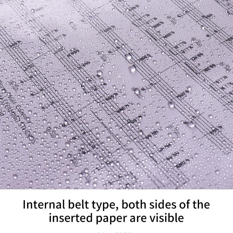 60 Pages Sheet Music Folder File Organizer Paper Document Storage Organizer for Office Documents Storage Holder Bag