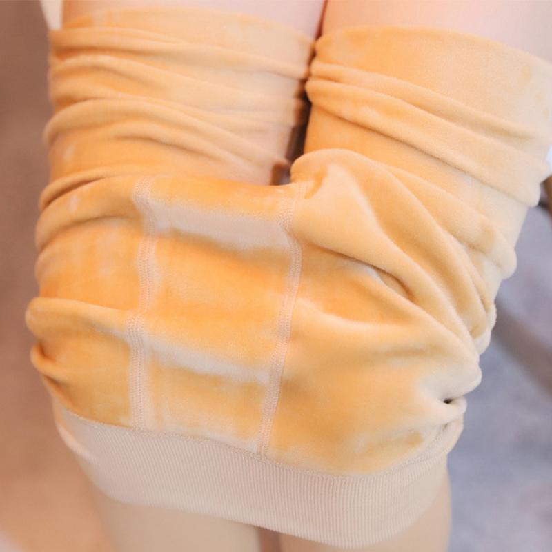 For Women Girls Thermal High Stretch Stockings Fleece Velvet High Waist Slim Stockings Tights 2025 Winter Plush Thicken Leggings