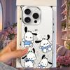 T-PochaI-ccoS Phone Case For Iphone 16 15 11 13 14 Pro Max 7 8 Plus X Xr Xs Max Se2020 12mini Transparent Cover