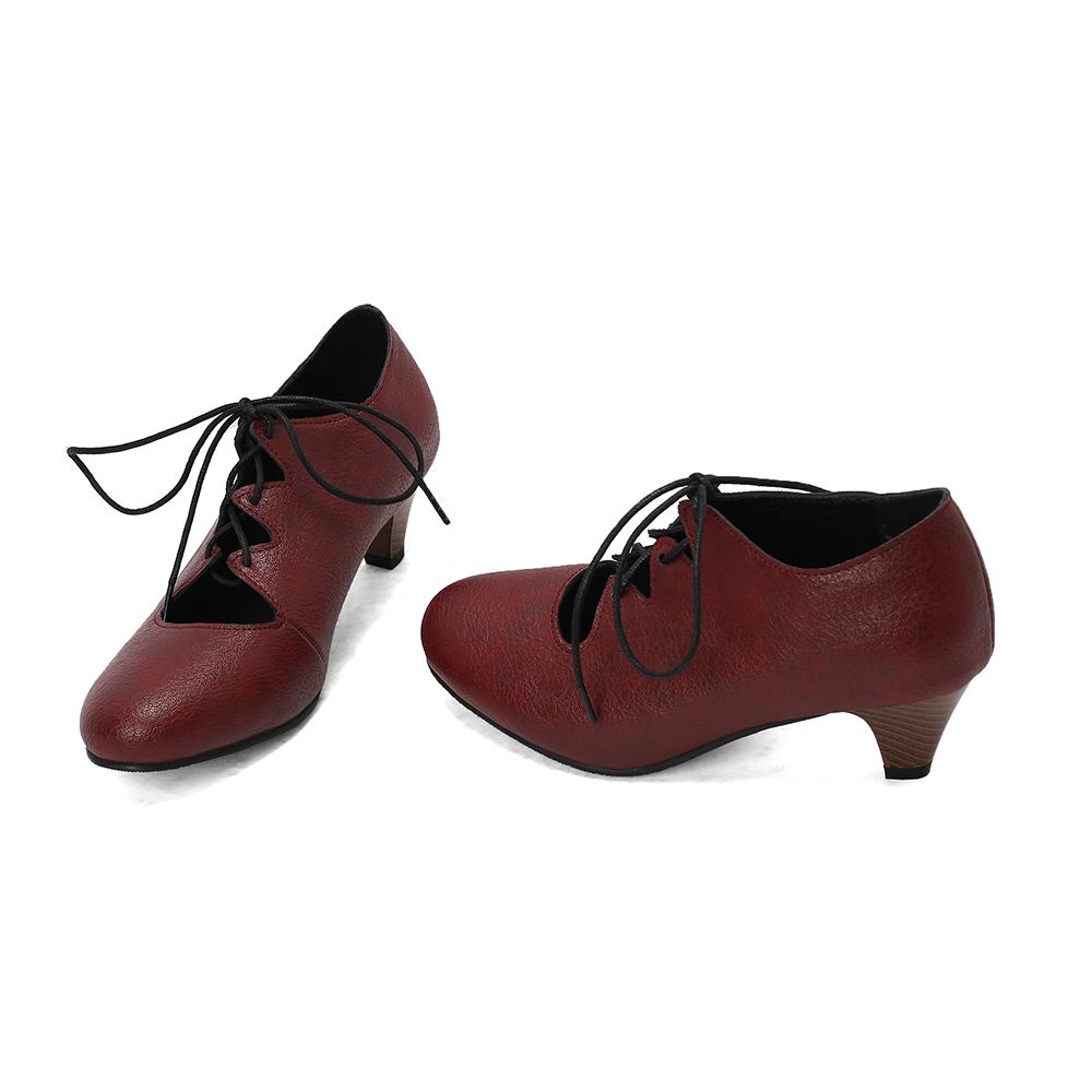 Escarpins à talons hauts pour femmes, blancs et noirs, petites et grandes tailles, 32 et 50