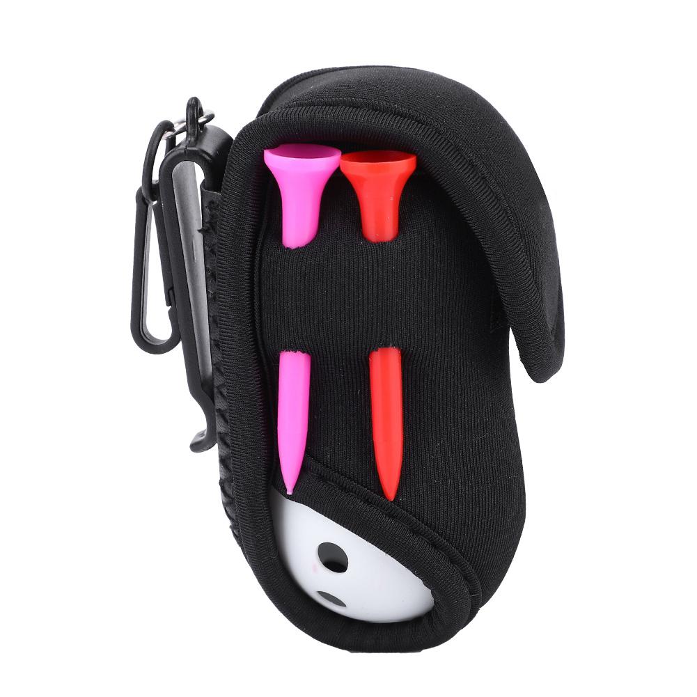 CAITON Portable Golf Ball Bag Tool Holder Golfer Mini Waist Pouch with Tees Hollow Balls