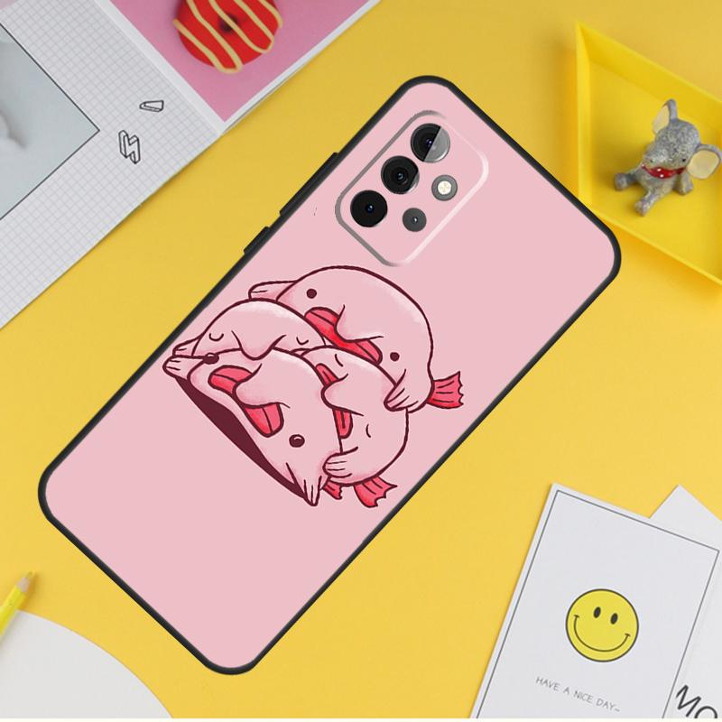 Blobfish Case For Samsung Galaxy A15 A17 A54 A34 A14 A13 A23 A33 A53 A52 A32 A12 A56 A36 A16 A35 A55
