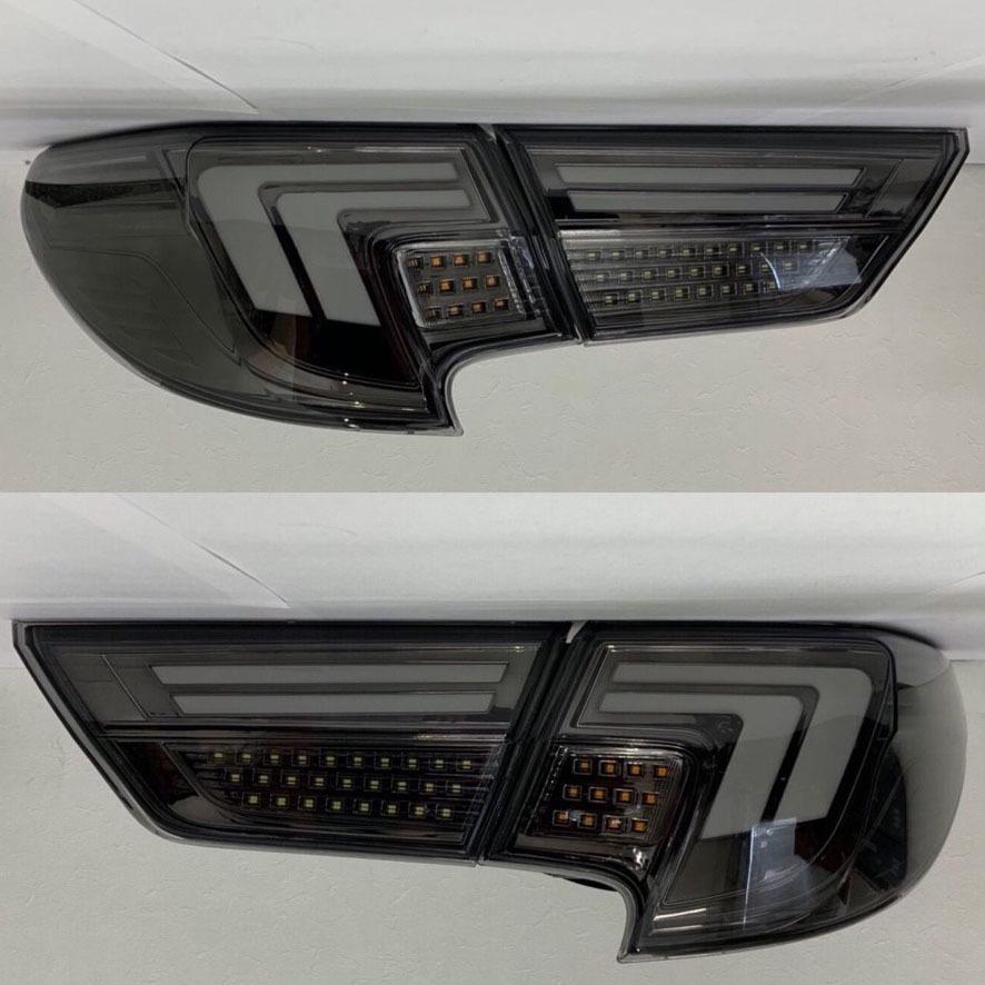 Smoked Black LED Taillight Assembly for 2013-2017 Toyota Reiz (Mark X) - Japanese Version
