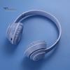 1 Set Headphone Foldable RGB Light Bear-shape Bluetooth-compatible 5.0 Wireless Headset Computer Accessories
