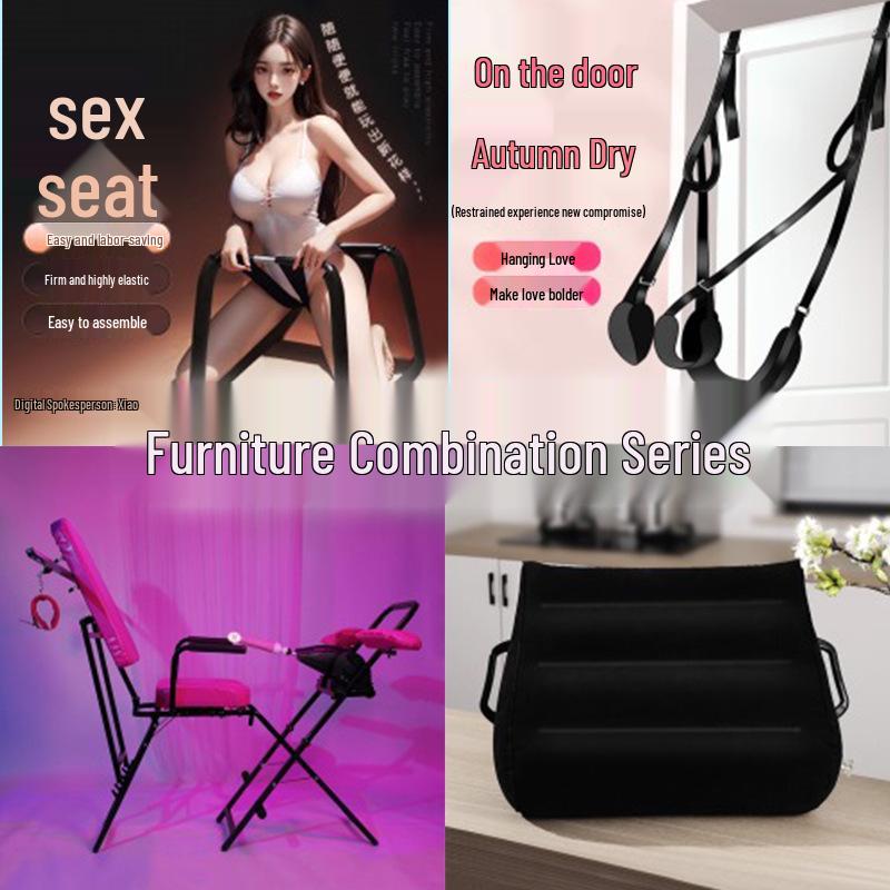 Miji Furniture Combo: Unisex Anal Cleaner & Erotic Flushing Chair
