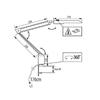 Heron II LED W Desk Lamp White