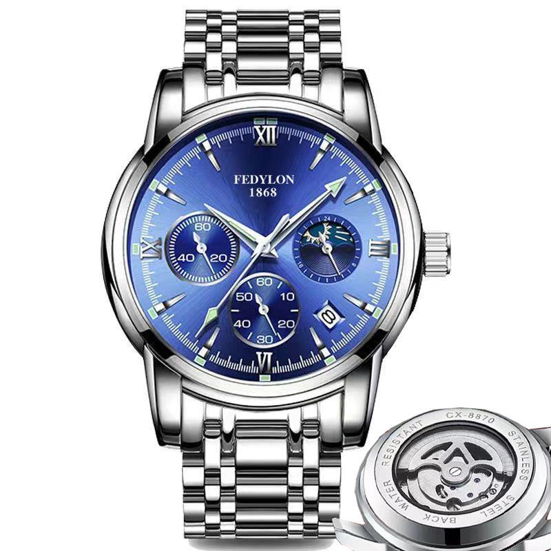 

Полностью автоматические немеханические часы мужские водонепроницаемые светящиеся полые часы с турбийоном мужские часы Business Trend Watch minimum