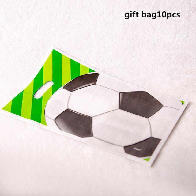 Football-themed Party Package - Green Football Birthday Party Decoration Supplies, Disposable Tableware, Football Set
